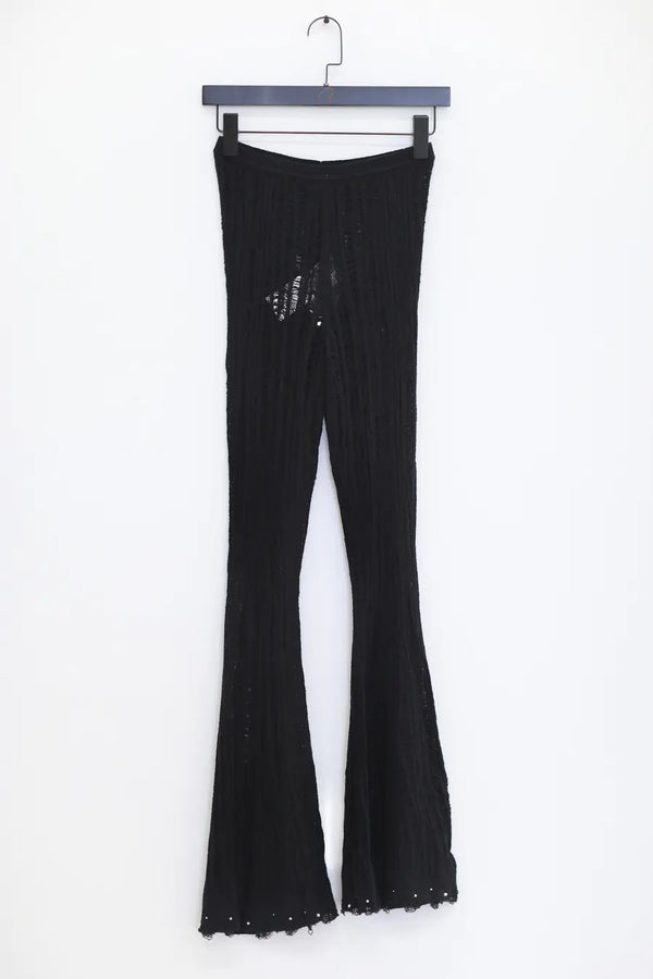 RUI floating line bell pants RSS24KN10 black